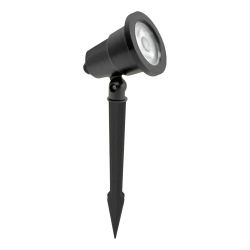 Espeto led jardim 6w verde corpo preto Lumanti