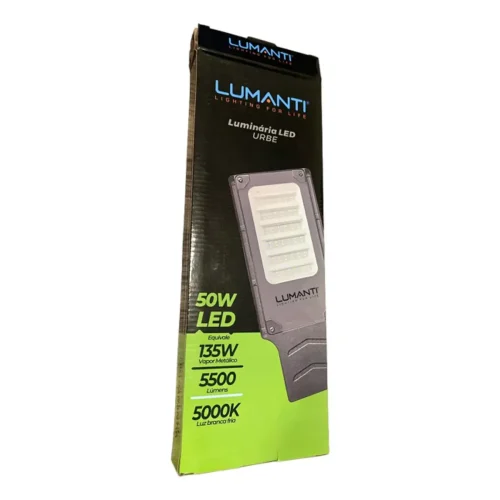 Luminária Urbe Poste LED 50w 5000K Lumanti