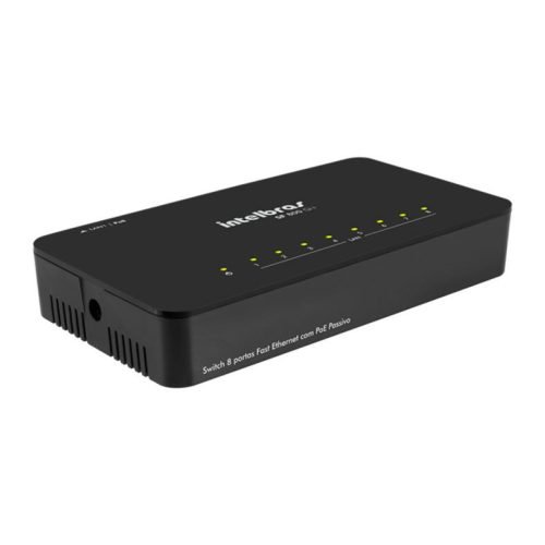 Switch Intelbras SF 800 Q+ 8 Portas Fast Ethernet 10-100 Mbps com QoS1